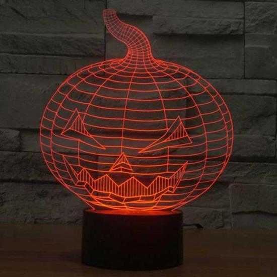 3d lamp Хэллоуин Тыква