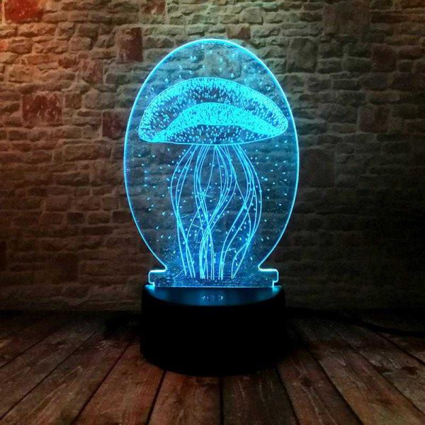 3d светильник Медуза